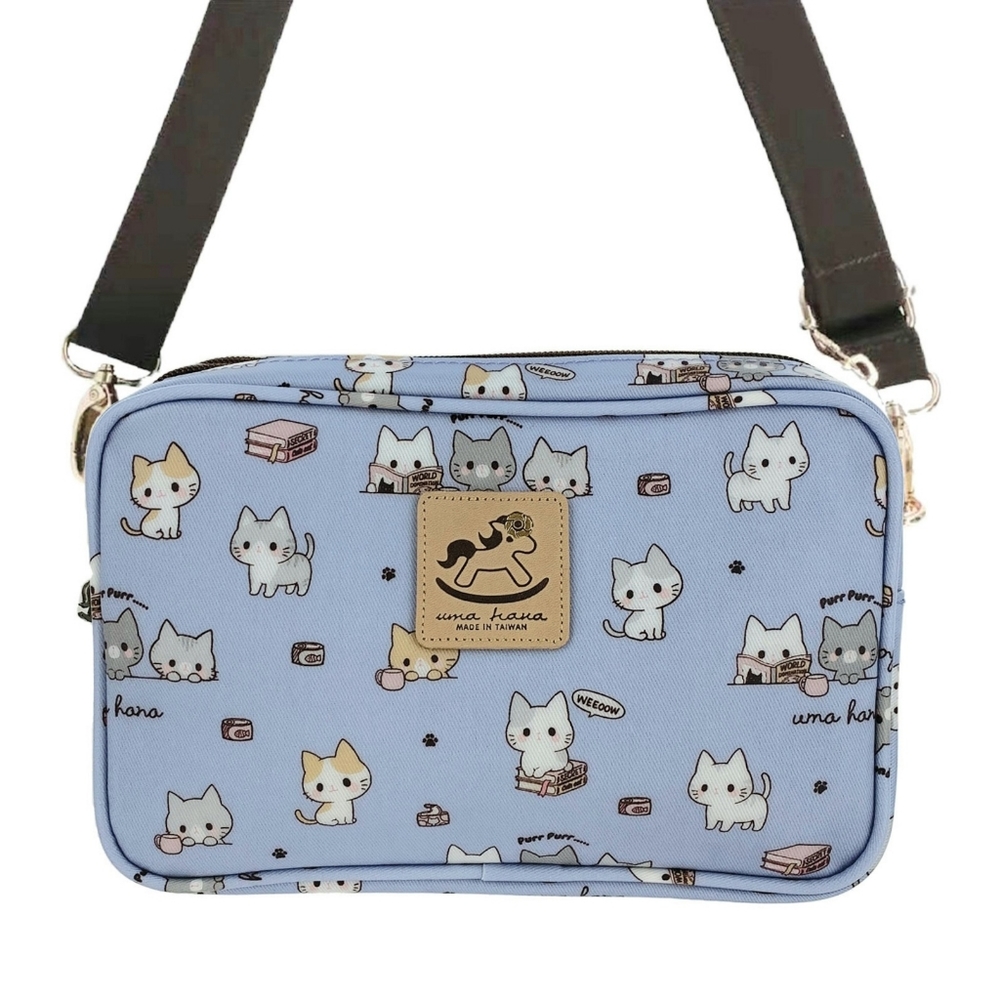 Waterproof Cat Rectangle Crossbody Shoulder Phone Purse